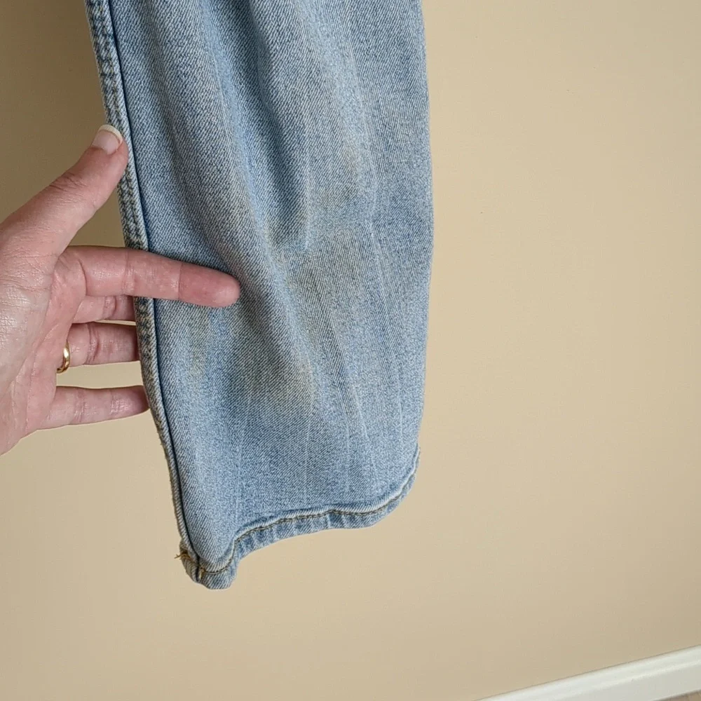 511 Slim Levi's Patch Jeans Light Wash Distressed (Kids Size 14 Regular)